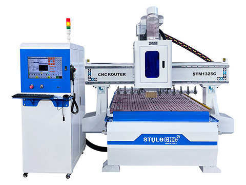 4x8直排式自動換刀數(shù)控雕刻機 4x8直排式自動換刀數(shù)控雕刻機